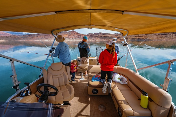 a group of people on a boat