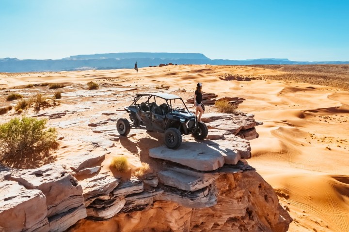 a desert on a rocky beach